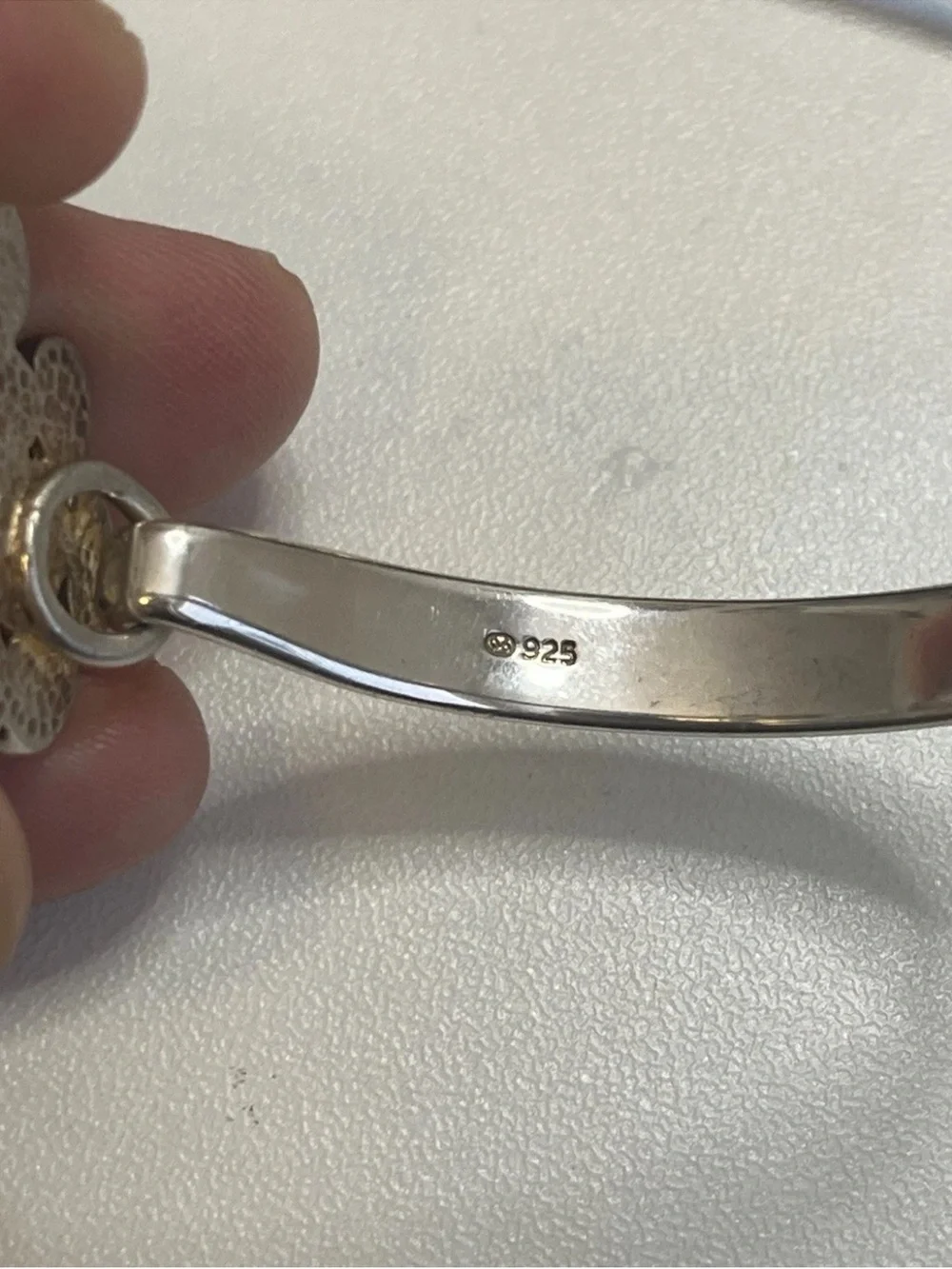 Fun Colorful Enamel Dot 925 Sterling Silver Solid Bangle bracelet 23g